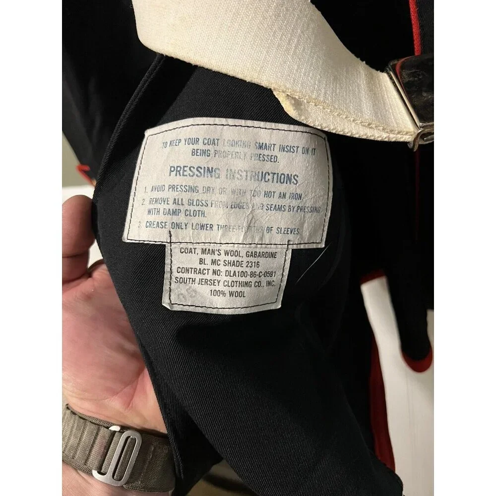 USMC‎ US MARINE CORPS DRESS BLUES JACKET 18” CHEST 1976 Military USA VTG
